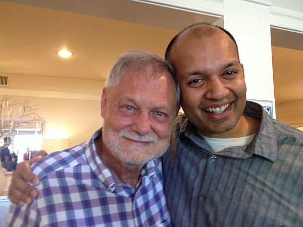 With Duane Elgin, 2014