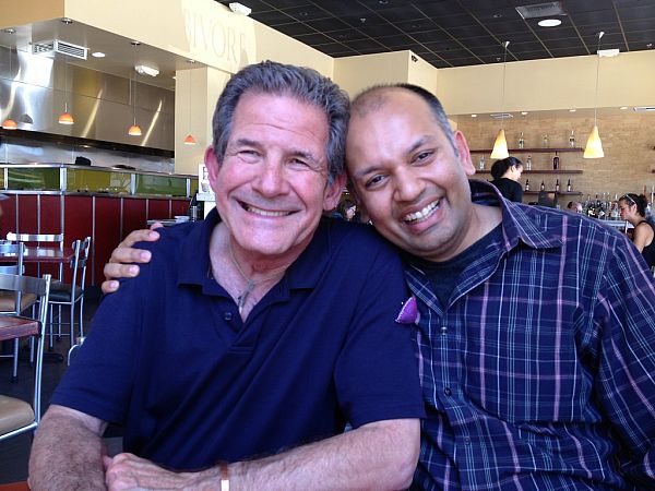 With Gary Zukav, 2014