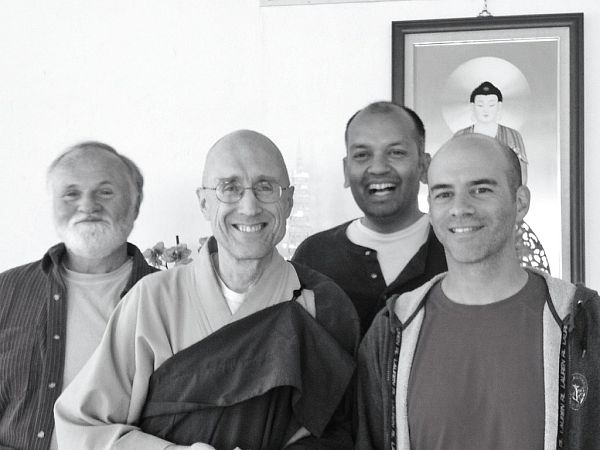 With Rev. Heng Sure, Marty and Fabrizio